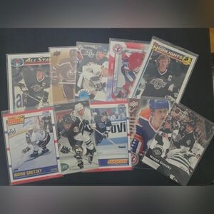 Wayne Gretzky Hockey Trading Cards Collection (10 Cards)